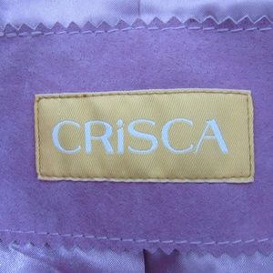 Crisca Jackets & Coats - Crisca Leather Vest Womens Size 4 Pink Moto Crisca Jackets & Coats - Crisca Leather Vest Womens Size 4 Pink Moto